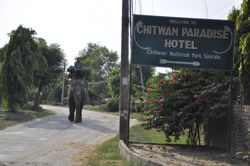 Chitwan Paradise Hotel Sauraha Esterno foto